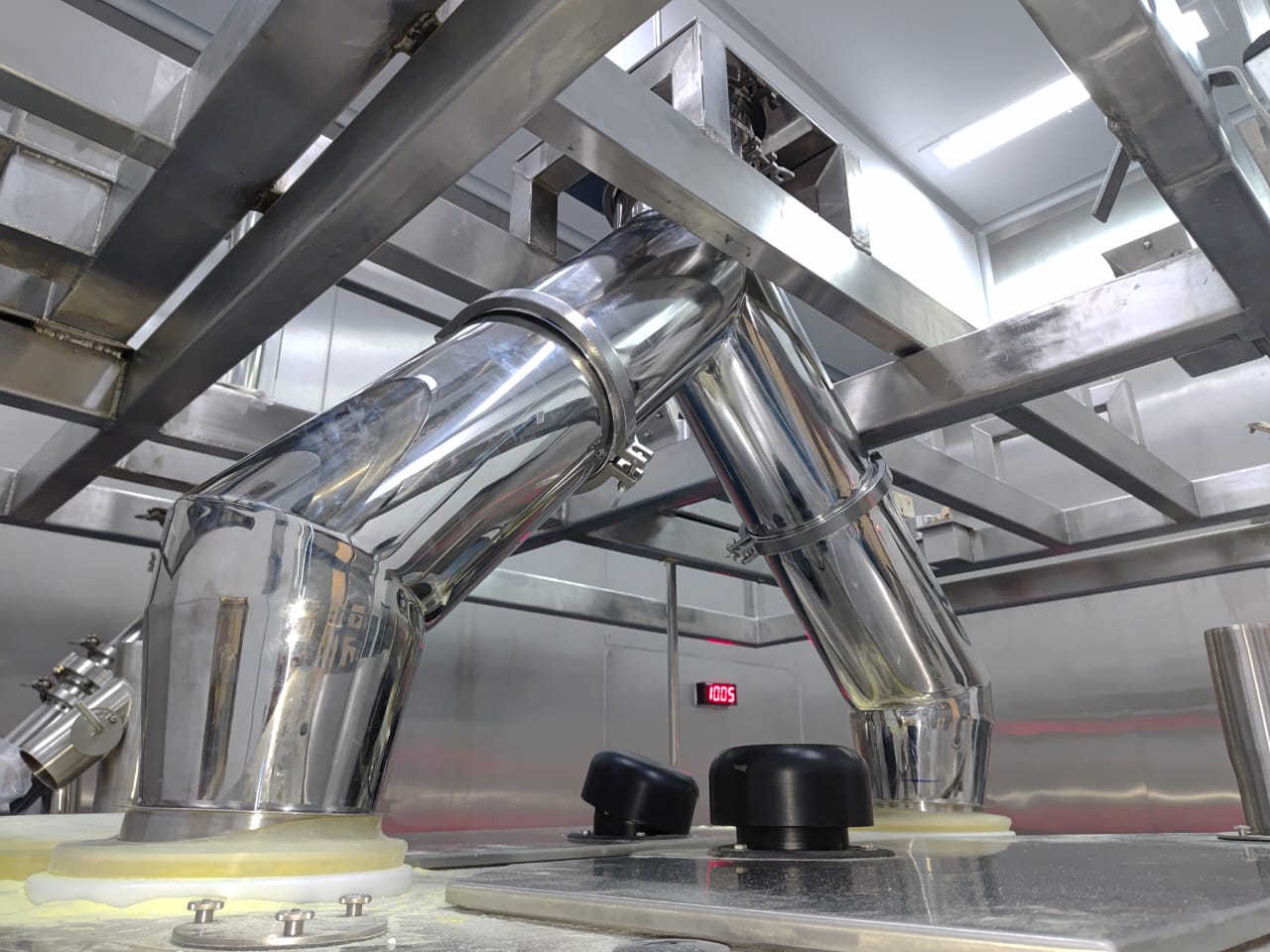 Calha Y de captação de remédio